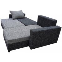 Coltar extensibil ANES 14 DR Sezut Gri / Brate Negre
